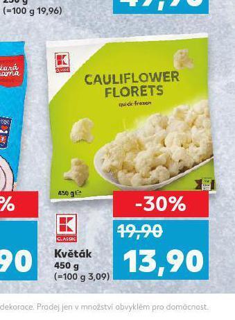 Kaufland Květák nabídka