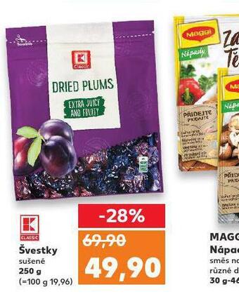 Kaufland Švestky nabídka