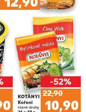 Kaufland Kotányi koření nabídka