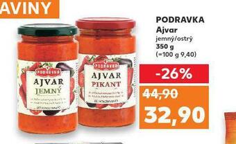 Kaufland Podravka ajvar nabídka