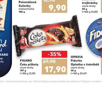 Kaufland Figaro čoko piškoty nabídka