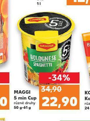 Kaufland Maggi 5 min cup nabídka