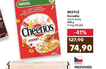 Kaufland Nestlé cereálie nabídka