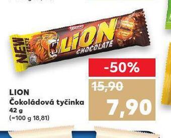 Kaufland Lion čokoládová tyčinka nabídka