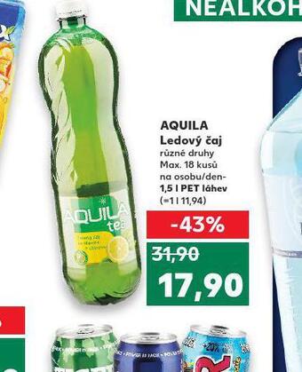 Kaufland Aquila ledový čaj nabídka