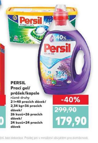 Kaufland Persil prací prostředek nabídka