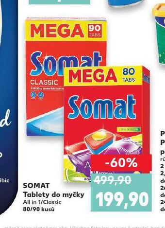 Kaufland Somat tablety do myčky nabídka