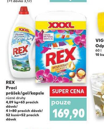 Kaufland Rex prací prostředek nabídka