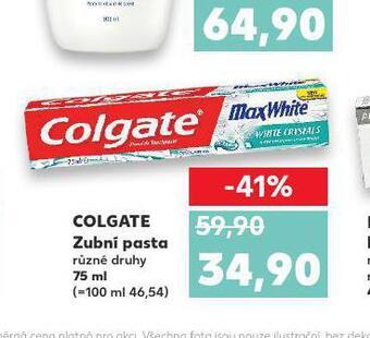 Kaufland Colgate zubní pasta nabídka