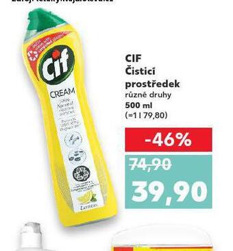 Kaufland Cif čistící prostředek nabídka