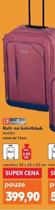 Kaufland Kufr na kolečkách nabídka
