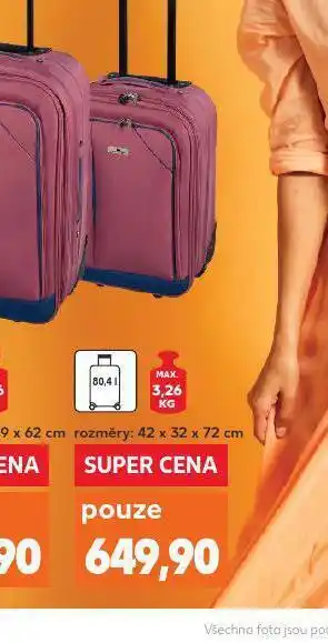 Kaufland Kufr na kolečkách nabídka