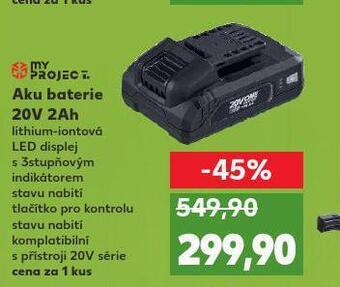 Kaufland Aku baterie 20 v 2 ah nabídka