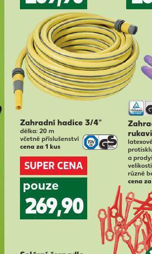 Kaufland Zahradní hadice 3/4" nabídka