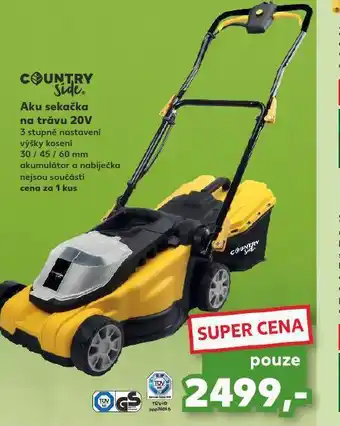 Kaufland Aku sekačka na trávu 20v nabídka