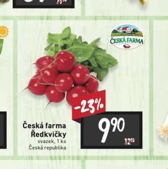 Billa Ředkvičky nabídka