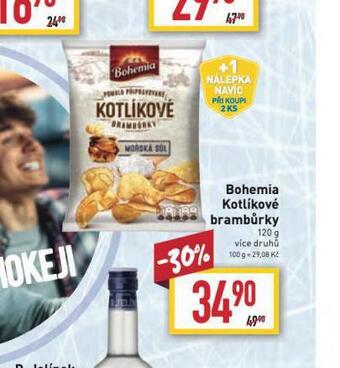Billa Bohemia kotlíkové brambůrky nabídka