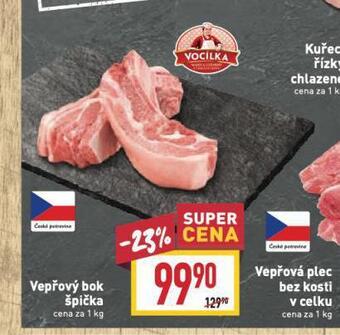 Billa Vepřový bok špička nabídka