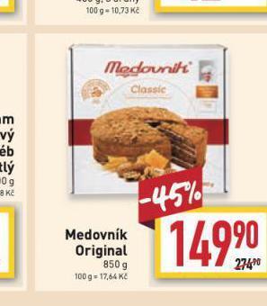Billa Medovník original nabídka