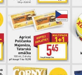 Billa Agricol poličanka majonéza nabídka
