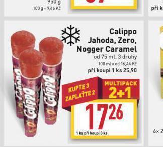 Billa Calippo nabídka