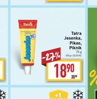 Billa Tatra jesenka, pikao, piknik nabídka