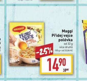 Billa Maggi přidej vejce polévka nabídka