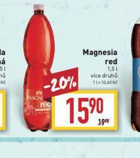 Billa Magnesia red nabídka
