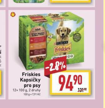 Billa Friskies kapsičky pro psy nabídka
