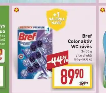 Billa Bref color aktiv wc závěs nabídka