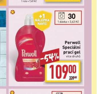 Billa Perwoll speciální gel na praní nabídka