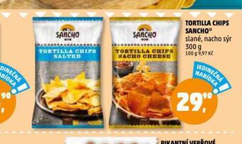 Penny Market Tortilla chips sancho nabídka
