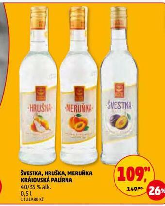 Penny Market Švestka, hruška, meruňka královská palírna nabídka