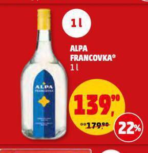 Penny Market Alpa francovka nabídka
