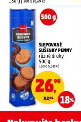 Penny Market Slepované sušenky penny nabídka