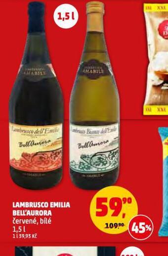 Penny Market Lambrusco emilia bell´aurora nabídka