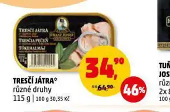 Penny Market Tresčí játra nabídka