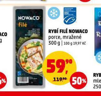 Penny Market Nowaco rybí filé nabídka