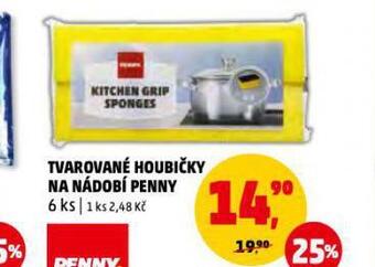 Penny Market Tvarované houbičky na nádobí penny nabídka