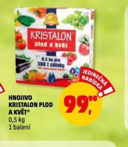Penny Market Hnojivo kristalon plod a květ nabídka