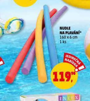 Penny Market Nudle na plavání nabídka
