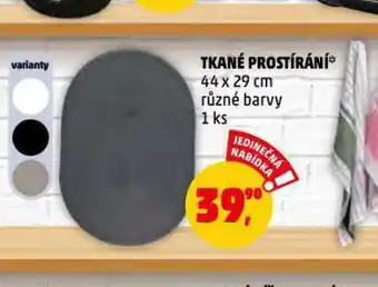 Penny Market Tkané prostírání nabídka