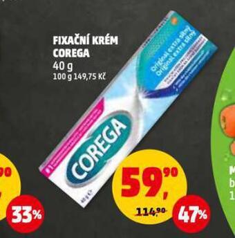 Penny Market Corega fixační krém nabídka