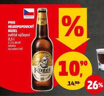 Penny Market Pivo velkopopovický kozel 10 nabídka