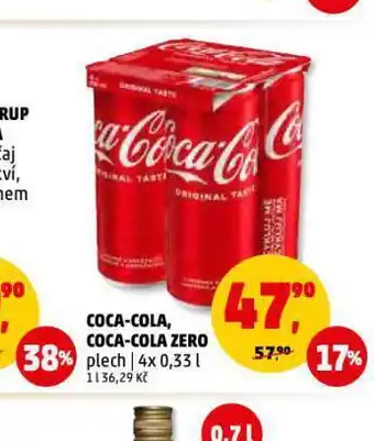 Penny Market Coca cola plech nabídka