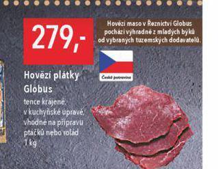 Globus Hovězí plátky nabídka