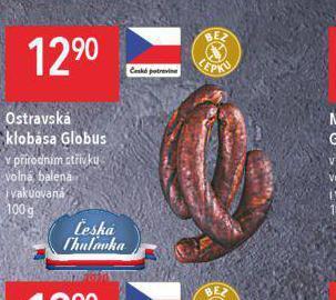 Globus Ostravská klobása nabídka