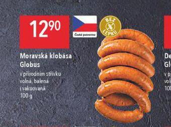 Globus Moravská klobása nabídka