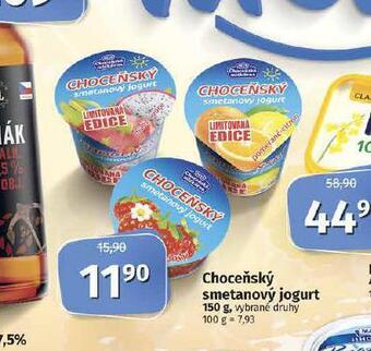 Coop Choceňský smetanový jogurt nabídka