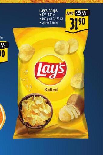 Jip Lay´s chips nabídka